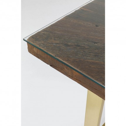 Table Conley 160x80cm brass Kare Design