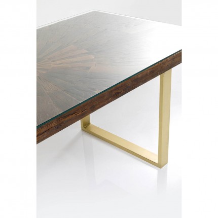 Table Conley 160x80cm brass Kare Design