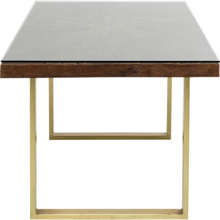 Table Conley 160x80cm brass Kare Design