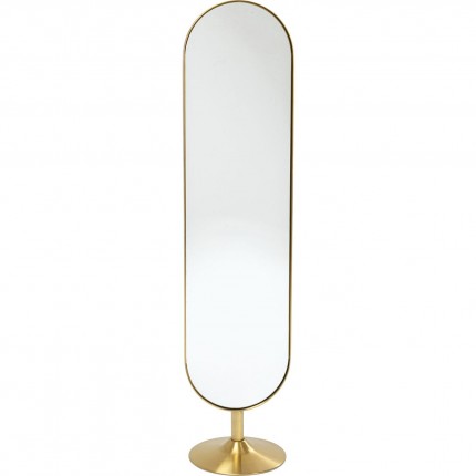 Floor Mirror Curve 170x40cm brass Kare Design