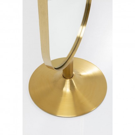 Floor Mirror Curve 170x40cm brass Kare Design