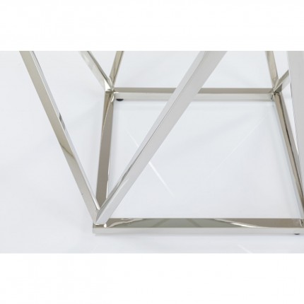 Side Table Cristallo 50x50cm silver Kare Design