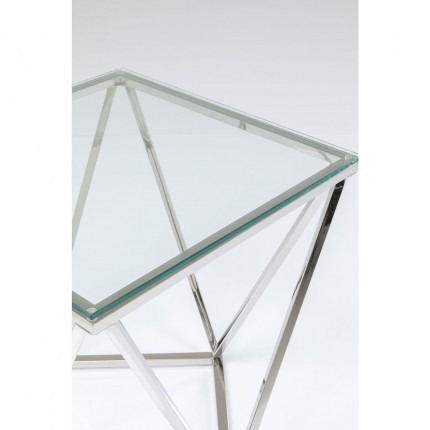 Side Table Cristallo 50x50cm silver Kare Design