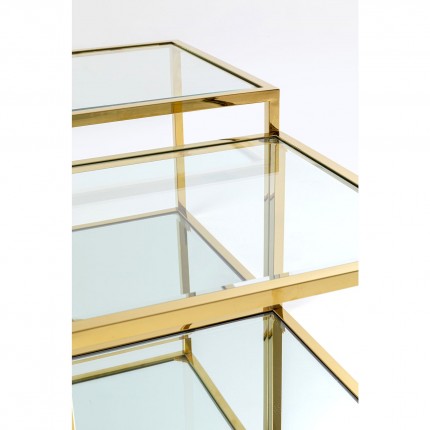 Coffee Table Orion gold (4/Set) Kare Design