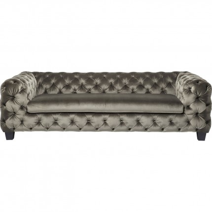 Sofa Desire 3-Seater velvet green Kare Design