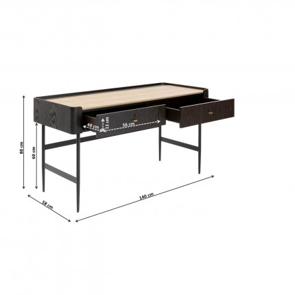 Desk Milano 140cm Kare Design