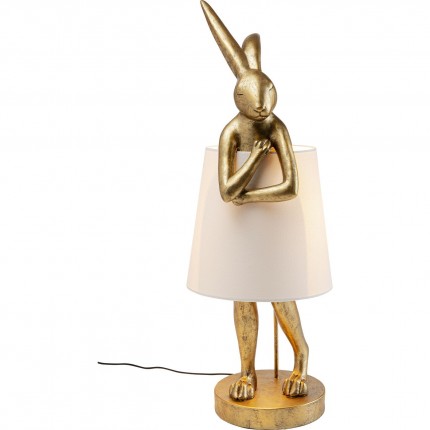 Floor Lamp Animal Rabbit 88cm gold Kare Design