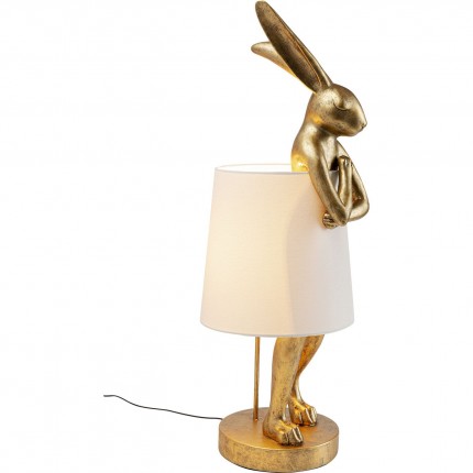 Floor Lamp Animal Rabbit 88cm gold Kare Design