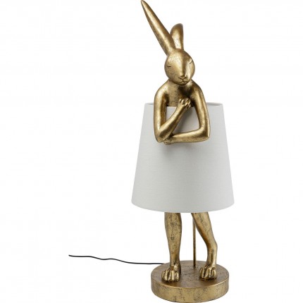 Floor Lamp Animal Rabbit 88cm gold Kare Design