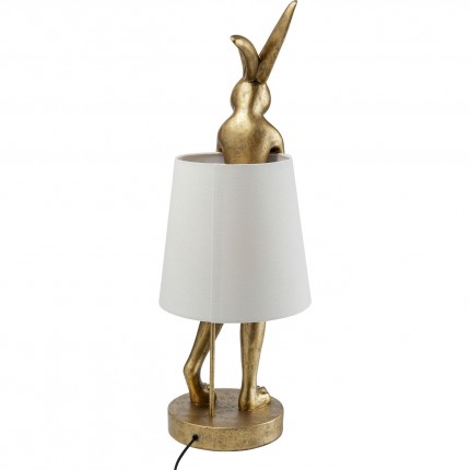 Floor Lamp Animal Rabbit 88cm gold Kare Design