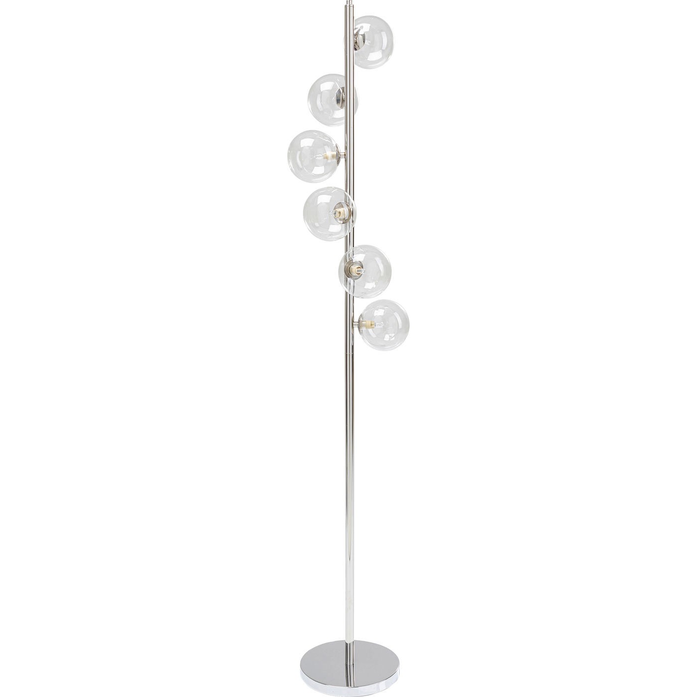 Kare Design Lampadaire Scala Balls 160cm chromé