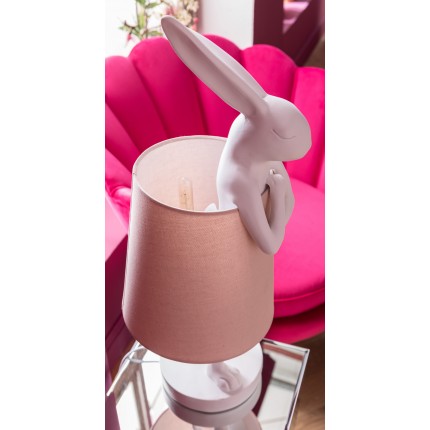 Table Lamp Animal Rabbit 68cm white and pink Kare Design