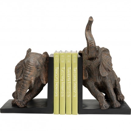 Bookend Elephants 25cm (2/Set) Kare Design