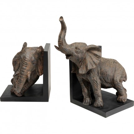 Bookend Elephants 25cm (2/Set) Kare Design