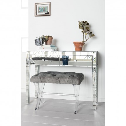 Console Luxury silver 100x40cm Kare Design