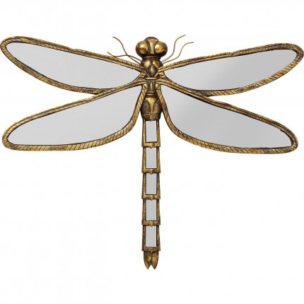 Wall Decoration Dragonfly Mirror 71cm Kare Design