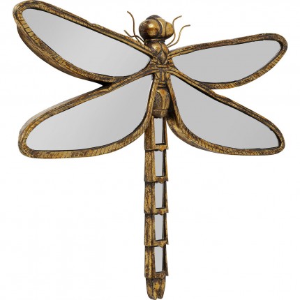 Wall Decoration Dragonfly Mirror 71cm Kare Design