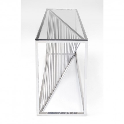 Console Laser 120x40cm silver Kare Design