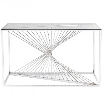 Console Laser 120x40cm silver Kare Design