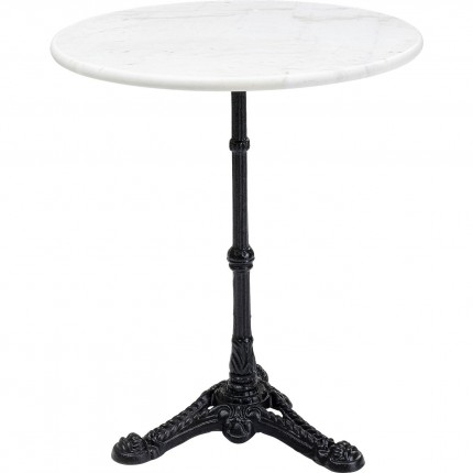 Table Bistrot round Ø60cm white marble Kare Design