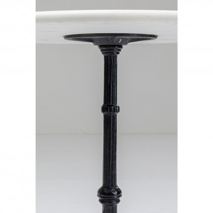 Table Bistrot round Ø60cm white marble Kare Design