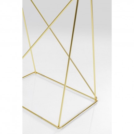 Desk Polar 135x65cm gold Kare Design