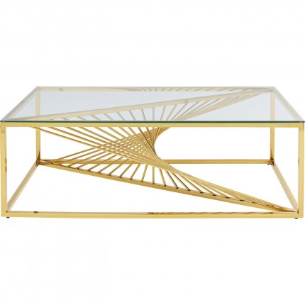 Coffee Table Laser Gold 120x60cm Kare Design