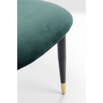 Chair Iris velvet green Kare Design