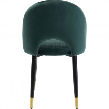 Chair Iris velvet green Kare Design