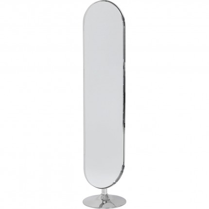 Miroir sur pied Curve 170x40cm chrome Kare Design