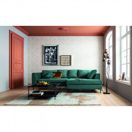 Corner Sofa Gianna Velvet Green Right Kare Design