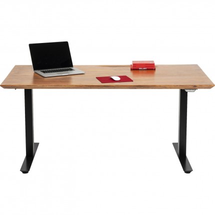 Desk Smart Symphony acacia black 160x80cm Kare Design