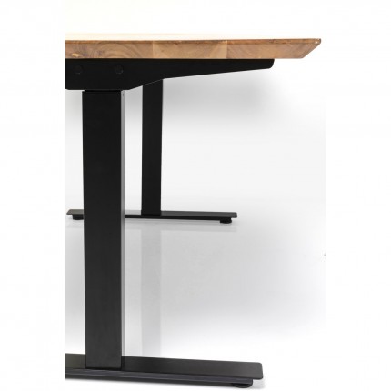 Desk Smart Symphony acacia black 160x80cm Kare Design