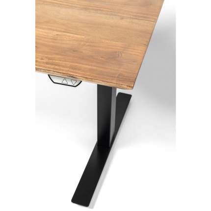 Desk Smart Symphony acacia black 160x80cm Kare Design