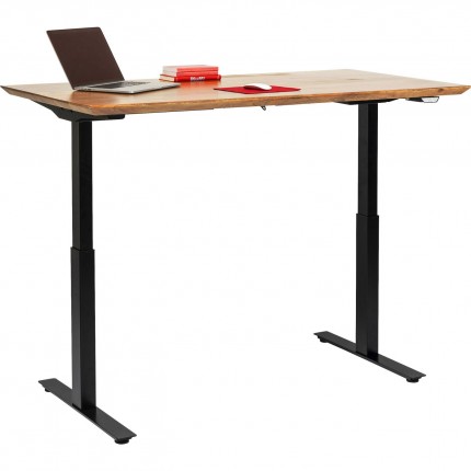 Desk Smart Symphony acacia black 160x80cm Kare Design