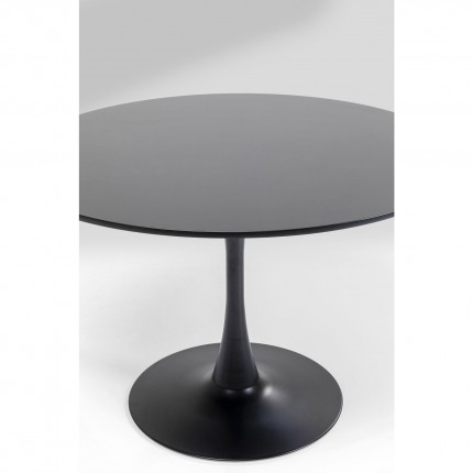 Table Schickeria 110cm noire Kare Design