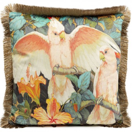 Cushion Fringe Parrots Life Kare Design