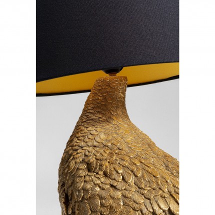 Table Lamp duck gold and black Kare Design