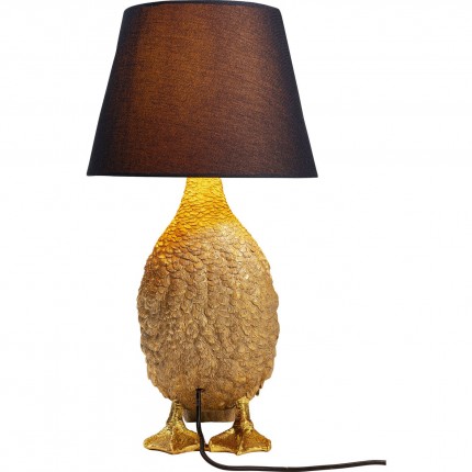 Table Lamp duck gold and black Kare Design