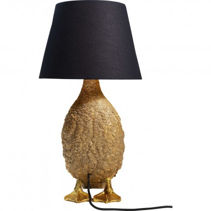 Table Lamp duck gold and black Kare Design