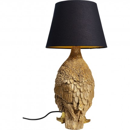 Table Lamp duck gold and black Kare Design