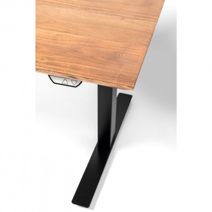 Desk Smart Symphony acacia black 180x90cm Kare Design