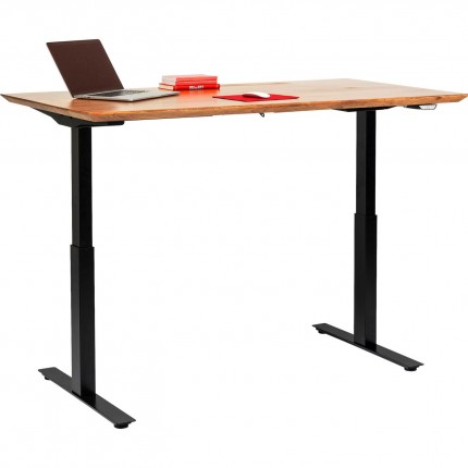 Bureau Smart Symphony acacia noir 180x90cm Kare Design