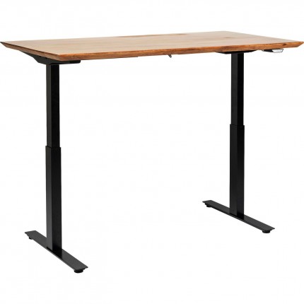 Desk Smart Symphony acacia black 180x90cm Kare Design