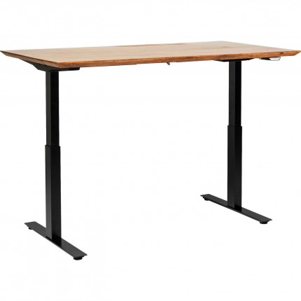 Desk Smart Symphony acacia black 200x100cm Kare Design