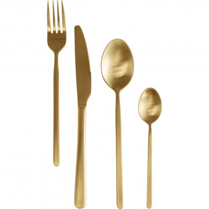 Cutlery Gloria Matt Gold (16-part) Kare Design