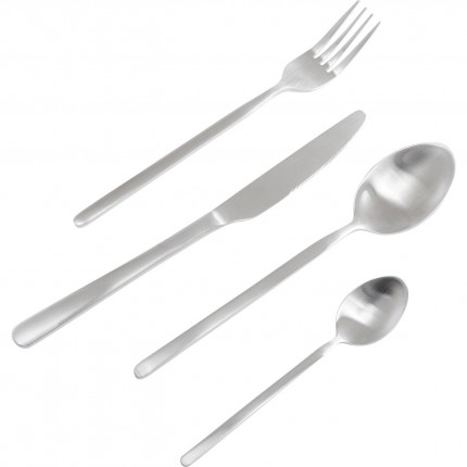 Cutlery Gloria Matt Silver (16-part) Kare Design