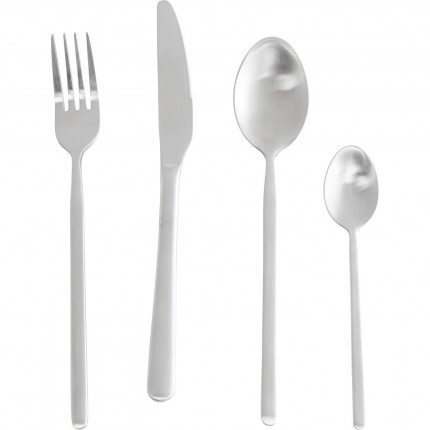 Cutlery Gloria Matt Silver (16-part) Kare Design