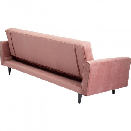 Sofa Bed Milchbar velvet pink Kare Design