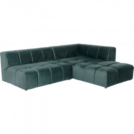 Corner Sofa Belami Dark Green Right Kare Design